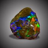 Ópalo<br />Zona Debub Wollo (Zona Wollo Sur), Región Amhara, Etiopía<br />3x2,5cm.<br /> (Autor: castrominerals)