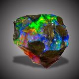 Ópalo<br />Zona Debub Wollo (Zona Wollo Sur), Región Amhara, Etiopía<br />3x2,5cm.<br /> (Autor: castrominerals)