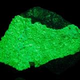 Meta-autunite<br />Les Oudots Quarry, Grury, Issy-l'Evêque, Autun District, Saône-et-Loire, Bourgogne-Franche-Comté, France<br />25 x 20 x 7 cm / main crystal: 0.7 cm<br /> (Author: MIM Museum)