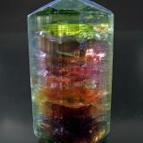 Tourmaline (Group)<br />Anjanabonoina, Ambohimanambola, Betafo District, Vakinankaratra Region, Madagascar<br />3.3 × 1.8 × 1.5 cm<br /> (Author: Jordi Fabre)