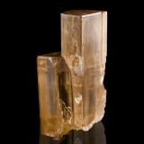 Phosgenite<br />Monteponi Mine, Iglesias, Sud Sardegna Province, Sardinia/Sardegna, Italy<br />3 x 2 x 5 cm / main crystal: 4.7 cm<br /> (Author: MIM Museum)