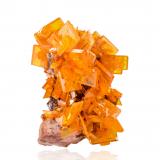 WulfenitaMina Rowley, Theba, Distrito Painted Rock, Montes Painted Rock, Condado Maricopa, Arizona, USA4.5 x 4 x 5 cm / Cristal principal: 1.5 cm (Autor: Museo MIM)