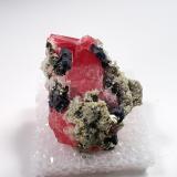 Rhodochrosite, Galena, Pyrite, Quartz<br />Wutong Mine, Liubao, Cangwu, Wuzhou Prefecture, Guangxi Zhuang Autonomous Region, China<br />32 mm x 27 mm x 17 mm<br /> (Author: Don Lum)