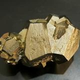 Pyrite<br />Ambas Aguas (Ambasaguas), Muro de Aguas, Comarca Arnedo, La Rioja, Spain<br />64 mm x 40 mm x 35 mm Largest crystal size: 34 mm Mass: 194 g<br /> (Author: Carles Millan)