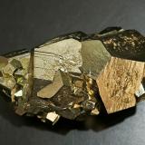 Pyrite<br />Ambas Aguas (Ambasaguas), Muro de Aguas, Comarca Arnedo, La Rioja, Spain<br />64 mm x 40 mm x 35 mm Largest crystal size: 34 mm Mass: 194 g<br /> (Author: Carles Millan)