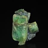Beryl (variety emerald)<br />Foote Lithium Co. Mine (Foote Mine), Kings Mountain District, Cleveland County, North Carolina, USA<br />2.7 x 2.1 cm<br /> (Author: am mizunaka)