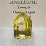Anglesite<br />Touissit, Touissit District, Jerada Province, Oriental Region, Morocco<br />1.5 × 1.1 × 0.7 cm<br /> (Author: Jordi Fabre)