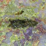 Rodalquilarita<br />Filón 340, Rodalquilar, Níjar, Comarca Metropolitana de Almería, Almería, Andalucía, España<br />Campo de visión 4 mm.<br /> (Autor: Antonio P. López)