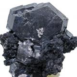 Calcosina<br />Mina Las Cruces, Gerena-Guillena-Salteras, Comarca Sierra Norte, Sevilla, Andalucía, España<br />Cristal 3.5 cm<br /> (Autor: Cesar M. Salvan)
