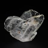 Quartz with inclusions<br />Rist Mine, Hiddenite, Alexander County, North Carolina, USA<br />3.9 x 3.3 x .8 cm<br /> (Author: am mizunaka)