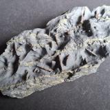 Corundum, Pyrite<br />Graphite Mine, Amstall, Mühldorf, Krems-Land, Waldviertel, Lower Austria/Niederösterreich, Austria<br />14 x 6 cm<br /> (Author: Volkmar Stingl)
