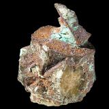 Cobre<br />Mina San Agustín, Corocoro, Provincia Pacajes, Departamento La Paz, Bolivia<br />2,7 × 1,8 × 1,4 cm<br /> (Autor: Frederic Varela)