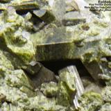 Epidota<br />Mina Trinidad, El Triunfo, Municipio La Paz, Baja California Sur, México<br />10x8x4.5 cm<br /> (Autor: Luis Edmundo Sánchez Roja)
