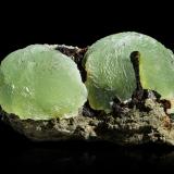 Prehnite with Epidote<br />Kayes Region, Mali<br />6.5 x 10 x 5.5 cm<br /> (Author: MIM Museum)