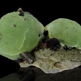 Prehnite with Epidote<br />Kayes Region, Mali<br />6.5 x 10 x 5.5 cm<br /> (Author: MIM Museum)