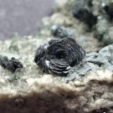 Hematite, Orthoclase (variety adularia)<br />Mörchner area, Zemmgrund, Ziller Valley (Zillertal), North Tyrol, Tyrol/Tirol, Austria<br />9 x 8 cm<br /> (Author: Volkmar Stingl)