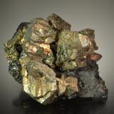 Chalcopyrite<br />Carmen Lira Mine, Castrovirreyna Prov., Huancavelica, Peru<br />5.5 x 4.3 x 3.1 cm<br /> (Author: Michael Shaw)