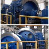 MAIN HOIST ENGINE AT MILPILLAS 

Siemag Tecberg, a global leader in shaft hoisting technology, supplied the critical hoist machinery for the main hoist shaft at the Milpillas Mine. The installed hoist equipment was capable of handling significant payloads and operating at impressive speeds, often exceeding 15m/s with capacities up to 60 tons per cycle, depending on the mine’s requirements and depth. The installation of such a sophisticated hoist at Milpillas involved a comprehensive process, from initial design and engineering tailored to the mine’s unique geology and production targets, to manufacturing, on-site assembly, and rigorous commissioning. At the Milpillas Mine the hoist was tower mounted. Given the scale and depth of the main production shaft at Milpillas, a multi-rope friction hoist (Koepe winder) was installed. This hoist-in-head-frame layout, with its deflecting sheaves, optimized space and distributed the load across multiple ropes, thereby enhancing safety. The overall layout was meticulously planned to ensure seamless integration with the mine’s material handling and ventilation systems.

Original photos courtesy of Lopez Hernandez (Author: silvia)