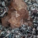 Hematite with Quartz (variety smoky)<br />Brézouard, Les Vosges Massif, Lapoutroie, Ribeauvillé, Haut-Rhin, Grand Est, France<br />Overall specimen size: 9.3 × 8.4 × 4.7 cm<br /> (Author: Jordi Fabre)