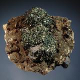 Marcasite, Galena, SphaleriteBallard Mine, Baxter Springs, Picher Field, Tri-State District, Cherokee County, Kansas, USA7.5 x 6.5 cm (Author: Michael Shaw)