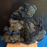 RomanechitaHaití Mine, Cabezo de San Ginés, San Ginés de la Jara, Cartagena, Comarca Campo de Cartagena, Region of Murcia (Murcia), Spain7.5 x 7.5 cm (Autor: Pedro Antonio)