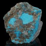 Turquoise with PyriteShahr-e Babak, Shahr-e Babak County, Kerman Province, Iran7 x 7 x 6.5 cm (Author: MIM Museum)