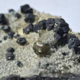 Galena, Sphalerite (variety cleiophane), QuartzMadan mining area, Rhodope Mountains, Smolyan Oblast, Bulgaria8 x 6,5 cm (Author: Volkmar Stingl)