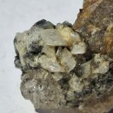Quartz, Orthoclase (variety adularia), RutileJausenscharte, Hocharn, Große Fleiß Valley, Heiligenblut am Großglockner, Spittal an der Drau, Hohe Tauern, Carinthia/Kärnten, Austria6 x 3 cm (Author: Volkmar Stingl)