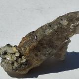Quartz, Orthoclase (variety adularia), RutileJausenscharte, Hocharn, Große Fleiß Valley, Heiligenblut am Großglockner, Spittal an der Drau, Hohe Tauern, Carinthia/Kärnten, Austria6 x 3 cm (Author: Volkmar Stingl)
