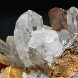 Brookita con CuarzoKharan District, Balochistan (Baluchistan), Pakistan50x40x30 mm (Autor: Luis Edmundo Sánchez Roja)