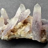Quartz (variety amethyst)Amatitlán, Municipio Eduardo Neri, Guerrero, Mexico5,5 x 3 cm (Author: Volkmar Stingl)