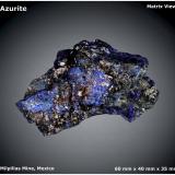 Azurite<br />Milpillas Mine, Cuitaca, Municipio Santa Cruz, Sonora, Mexico<br />60 mm x 40 mm x 35 mm<br /> (Author: silvia)