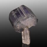 Fluorapatite with Quartz<br />Minas da Panasqueira, Aldeia de São Francisco de Assis, Covilhã, Castelo Branco, Cova da Beira, Centro, Portugal<br />5 x 6 x 8 cm / main crystal: 6.6 cm.<br /> (Author: MIM Museum)