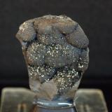 Pirolusita y óxidos de manganeso<br />Mina Haití, Cabezo de San Ginés, San Ginés de la Jara, Cartagena, Comarca Campo de Cartagena, Región de Murcia (Murcia), España<br />3 x 2 cm<br /> (Autor: Pedro Antonio)