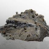 Geikielite with AmesiteMina Saranovskii, Saranovskaya (Sarany), Gornozavodskii, Perm Krai, Ural, Rusia16 x 7.5 x 9 cm / main crystal: 0.9 cm. (Author: MIM Museum) Geikielite with AmesiteMina Saranovskii, Saranovskaya (Sarany), Gornozavodskii, Perm Krai, Ural, Rusia16 x 7.5 x 9 cm / main crystal: 0.9 cm. (Author: MIM Museum)
