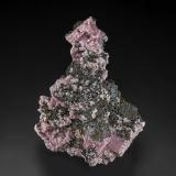 Rhodochrosite, Pyrite, FluoriteMina Hercules, Mount Read, Williamsford, Distrito Rosebery, Municipio West Coast, Tasmania, Australia4.9 x 3.6 cm (Author: am mizunaka)