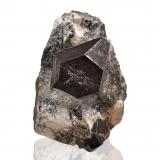 Lorenzenita<br />Monte Flora, Macizo Lovozero, Península Kola, Oblast Murmansk, Región del Norte, Rusia<br />4 x 4 x 3.5 cm / Cristal principal: 2.4 cm.<br /> (Autor: Museo MIM)