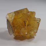 Fluorite, Calcite<br />Minerva I Mine, Ozark-Mahoning group, Cave-in-Rock Sub-District, Hardin County, Illinois, USA<br />67 mm x 52 mm x 36 mm<br /> (Author: Don Lum)