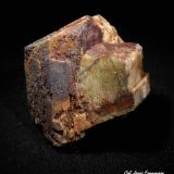 Microclina.<br />Arbúcies, Comarca La Selva, Massís del Montseny, Gerona / Girona, Cataluña / Catalunya, España<br />39x31 mm<br /> (Autor: Jesus Franquesa Baucells)