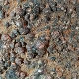 EclogitaMacizo ultramáfico (ultrabásico) de Herbeira-Complejo de Cabo Ortegal, Herbeira, Cariño, Comarca Ortegal, La Coruña / A Coruña, Galicia / Galiza, Spain11x9x3 cm. (Autor: supertxango)