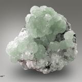 Prehnita con CuarzoChakan, Distrito Pune (Distrito Poonah), Maharashtra, India5,5cm x 5cm x 3,5cm (Autor: Pere Alonso)