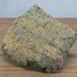 SerpentinitaMacizo ultramáfico (ultrabásico) de Herbeira-Complejo de Cabo Ortegal, Herbeira, Cedeira, Comarca Ferrol, La Coruña / A Coruña, Galicia / Galiza, Spain8x7x6 cm. (Autor: supertxango)