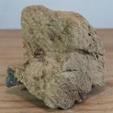 Peridotita/SerpentinitaMacizo ultramáfico (ultrabásico) de Herbeira-Complejo de Cabo Ortegal, Herbeira, Cedeira, Comarca Ferrol, La Coruña / A Coruña, Galicia / Galiza, Spain8x8x4 cm. (Autor: supertxango)