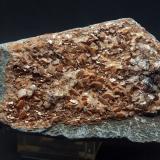 Dolomita<br />Distrito minero Linares-La Carolina, Santa Elena, Comarca Sierra Morena, Jaén, Andalucía, España<br />13.5 x 5.5 cm<br /> (Autor: Pedro Antonio)