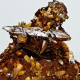 WulfenitaMina Ojuela, Mapimí, Municipio Mapimí, Durango, México110x110x60 mm. (Autor: Luis Edmundo Sánchez Roja)