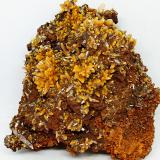 WulfenitaMina Ojuela, Mapimí, Municipio Mapimí, Durango, México110x110x60 mm. (Autor: Luis Edmundo Sánchez Roja)