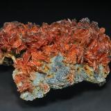 Barite, RealgarMina Baia Sprie, Baia Sprie, Maramures, Rumanía6.7 x 4.7 cm (Author: am mizunaka)