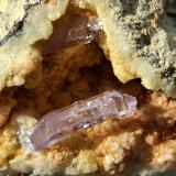 Quartz (variety amethyst)Cantera Capurru, Osilo, Provincia Sassari, Cerdeña/Sardegna, Italia4,5 x 4 cm (Author: Volkmar Stingl)