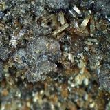 Greifensteinita, Eosforita<br />Mina Ponte do Piauí, Valle Piauí, Taquaral, Itinga, Vale do Jequitinhonha, Minas Gerais, Brasil<br />Campo de visión 6 mm.<br /> (Autor: Antonio P. López)