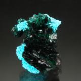 MalachiteMina Mashamba West, Distrito Kolwezi, Lualaba, Cinturón de cobre de Katanga, Katanga (Shaba), República Democrática del Congo (Zaire)2.1 x 1.6 (Author: Michael Shaw)